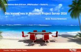 Das kommt neu in Microsoft Project Server 2016 SAP und Microsoft Dynamics PPM Methodik und Prozesse Microsoft PPM und SharePoint PPM Integration BERATUNG LÖSUNGEN PRODUKTE TRAINING