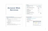Amazon Web Services - Department of Computer Sciencedelara/courses/ece1779/handouts/AmazonWebS… · 2 5 Elastic Compute Cloud (EC2) ! Introduced in 2006 (beta), 2007 (full production