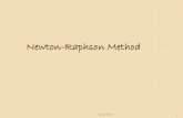 Newton-Raphson Method - AAST - Computer … 25 1. Divergence at inflection points Selection of the initial guess or an iteration value of the root that is close to the inflection point