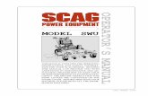 MODEL SWU - Scag Power Equipmentscag.com/OPManuals/SWU/2001SWUOPMAN/2001SWUOPMANcomplete.pdfMODEL SWU OPERATOR’S MANUAL ˘ ˇ ... Stringers - Occasional Low engine RPM Run engine