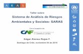 Sistema de Análisis de Riesgos Ambientales y Sociales- SARAS³n-SARAS-2016-Edgar-Rojas.pdf · USD $1.000 millones incluidos en SARAS en 2 años. LAAD-Latinoamérica: ... Microsoft