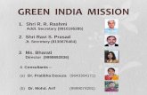 1. Shri R. R. Rashmi 2 Shri Ravi S. Prasad 3 Ms. Bharati India Mission.pdf · GREEN INDIA MISSION 2.Shri Ravi S. Prasad Jt. Secretary (8130676464) 1. Shri R. R. Rashmi Addl. Secretary