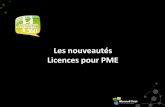 Les nouveautés Licences pour PME - …download.microsoft.com/documents/France/Partner/2010/360/Parcours...GGWA – A GGWA-SMO GGWA-LO ... (dans les options Open Value Entreprise et