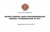 AKSES ENERGI DAN PENGEMBANGAN ENERGI …iesr.or.id/wp-content/uploads/Akses-Energi-dan-Pengembangan-Energi... · PLTMH, dan PLT Biogas 0 20 40 60 Sleman Gunung Kidul Kulon Progo Bantul