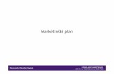 Predavanje 3-Marketinski plan - efzg.unizg.hr 4.pdf · • marketinški plan ... Krašu su Zvečevo, Kandit, Milka, ... • uključuju budžet za marketing i prodajne prognoze kojima