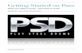 Getting Started on Pans - You Can Play Steel Drumsplaysteeldrums.com/wp-content/uploads/Guide to Steel Pans(2).pdf · Getting Started on Pans What you need to know…and what to avoid.