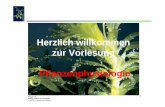 Herzlich willkommen zur Vorlesung Pflanzenphysiologie · Taiz/Zeiger, Plant Physiology Taiz/Zeiger, Plant Physiology Andere pflanzliche Entwicklungsprozesse dagegen sind stärker