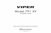 Model 791 XV - evosoft.dk 791XVInstall.pdf · 2 © 2005 Directed Electronics—all rights reserved Bitwriter®, Code Hopping™, Doubleguard®, ESP™, FailSafe®, Ghost Switch™,