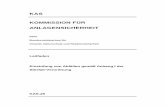 KAS KOMMISSION FÜR ANLAGENSICHERHEIT - bde.de · Hydrometallurgie 96 3.11.1 Abfallgruppe 11 01 - Abfälle aus der chemischen Oberflächenbearbeitung und Beschichtung von Metallen