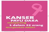KANSER - moh.gov.my · Kanser payu dara merupakan kanser yang paling kerap berlaku. Ia juga penyebab utama bagi semua kematian yang disebabkan oleh kanser di kalangan wanita di ...