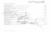 Empfehlungskarte - Pavarotti Restaurant Bammental · Antipasto Fresco Rucola Salat, Tomaten, Mozzarella und gegrillte Auberginen dazu Pizzabrot Insalata di Pollo Blattsalat, Rucola,