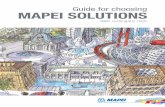 Guide for choosing MAPEI SOLUTIONS solution book.pdf · 1937년 이태리 밀라노에서 설립된 Mapei는 현재 건축·토목용 접착제 및 화학제품 생산 분야의 .
