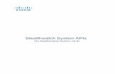 Stealthwatch System APIs - cisco.com€¦ · 1 ABOUT THE STEALTHWATCH SYSTEM APIS Overview The Stealthwatch System REST API consists of a collection of resources for developers,