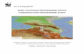 WWF CAUCASUS PROGRAMME OFFICE CONSERVATION PROGRAMME AUDIT · WWF CAUCASUS PROGRAMME OFFICE CONSERVATION PROGRAMME AUDIT ... POM Programme Office Management ... Scope and Vision ...
