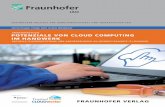 Anwenderstudie - Potenziale von Cloud Computing im …wiki.iao.fraunhofer.de/images/studien/2012_cloudwerker_anwender... · Harriet Kasper, Holger Kett, Anette Weisbecker Anwenderstudie