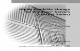 Highly Available Storage for Windows Servers (VERITAS …download.e-bookshelf.de/download/0000/5833/12/L-G-0000583312... · Highly Available Storage for Windows ... VERITAS Cluster