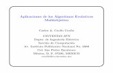 Aplicaciones de los Algoritmos Evolutivos Multiobjetivo - …neo.lcc.uma.es/pdf-charlas/apli-MOEA.pdf · Aplicaciones de los Algoritmos Evolutivos Multiobjetivo Carlos A. Coello Coello