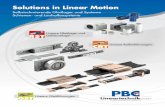 Solutions in Linear Motion - credimex.ch · Selbstschmierende Gleitlager und Systeme Schienen- und Laufrollensysteme Solutions in Linear Motion Lineare Gleitlager und Gehäuselager