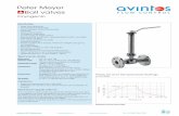 Peter Meyer Ball valves - avintos.com€¦ · Peter Meyer Ball valves ... Threaded ends in acc. to DIN 3202 T4 M2 Top flange: In acc. to DIN EN ISO 5211:2001 ... Butt welding ends