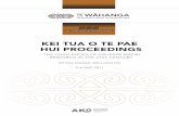 Kei Tua o Te Pae hui Proceedings - nzcer.org.nz · here o te ao Pākehā ki ō mātou whakaaro, ... Rather than prescribing a standardised ... KEi tua o tE PaE hui ProcEEdings pipiTea