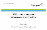 Wärmepumpen Warmwasserboiler - energie-agenda.ch · DIV / Energie 18 • BWW Bedarf ab Boiler 3000 kWh/a • Strompreis 20 Rp./kWh • Variante A: WP-Boiler mit JAZ 3.4 • Variante