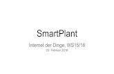 SmartPlant -  · Analyse - Sensoren, resistiv Pro Günstig durch einfachen Aufbau Selberbauen möglich Kontra Metall korrodiert Sehr abhängig von Umgebung