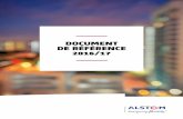 document De Référence 2016/17 - Alstom docu… · DOCUMENT DE RÉFÉRENCE 2016/17 — ALSTOM 1 DOCUMENT DE RÉFÉRENCE Société anonyme au capital de € 1 538 240 774 48, rue
