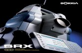 ソキア トータルステーション SRXシリーズ · Title: ソキア トータルステーション SRXシリーズ Subject: ソキア製のSRXシリーズは、先進のリモートコントロール技術