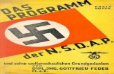 Nationalsozialistische Bibliothek / Heft 1 · Nationalsozialistische Bibliothek / Heft 1 Herausgeber: Gottfried Feder, M.d.R. Das Programm der NSDAP und seine weltanschaulichen Grundgedanken