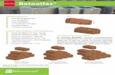 betoatlas® - Betoconcept : Mur De Soutènement ... · Nouveau Betoatlas® Applications mur de soutènement mur en gradins murs verticaux consolidation de talus mur ferroviaire merlons