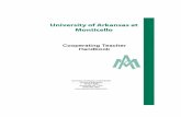 Cooperating Teacher Handbook - University of Arkansas at ...uam-web2.uamont.edu/PDFs/Education/Cooperating Teacher Policy a… · TABLE OF CONTENTS The Role of the Cooperating Teacher