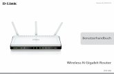 Wireless N Gigabit Router - D-Link 655/Manuels/DI… · Bei dem D-Link Wireless N Gigabit Router (DIR-655) handelt es sich um ein der Norm 802.11n konformes Gerät mit einer praxisrelevanten