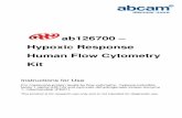 ab126700 – Hypoxic Response Human Flow Cytometry Kit MS… · Hypoxic Response Human Flow Cytometry Kit ... obtained from flow cytometry with the specificity of antibody-based ...