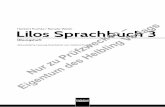 Herbert Puchta / Renate Welsh Lilos Sprachbuch 3 … · Emil ist ein Satzbaumeister ... RS 1 Einen begrenzten Wortschatz normgerecht schreiben SPB 3 Über Einsichten in die Funktionen