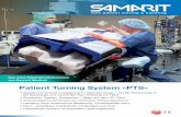Patient Turning System «PTS» - samarit.es · Stabile und sichere Umlagerung im OP Zwei Mitarbeiter drehen den Kokon mit geringem Kraftaufwand auf dem PTS Rollbord. Das Patienten-Drehsystem