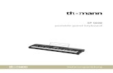 SP 5600 portable grand keyboard - images.static-thomann.de · 8 Keyboard ein-/ausschalten, einrichten..... 21 8.1 Keyboard ein-/ausschalten ... 9.20.2 Modus PIANO ...