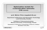 Optmization models for communication networkshome.deib.polimi.it/capone/pioro/pioro2014.pdf · Optmization models for communication networks ... Mathematical Foundations for Signal