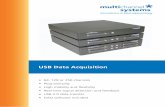 USB Data Acquisition - Multi Channel Systems · USB Data Acquisition. The USB-ME-Systems fulfi ll three functions in one device: • Data acquisition from 64, 128 or 256 channels.