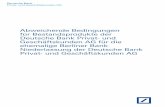 Abweichende Bedingungen Deutsche Bank Privat- und ...€¦ · BB MAGIC, Berliner Bank Karte, Berliner Bank Servicekarte. 1 / 76 Deutsche Bank Privat- und Geschäftskunden AG. 040
