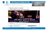 Konzert mit Sinatra & Friends - Bad Liebenzell · Freitag, 3. März 2017 3 Neue Helden gesucht DRK-Blutspendedienst bedankt sich mit einem Rucksack für das Mitbrin-gen eines neuen
