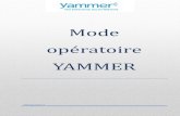 Mode opératoire YAMMER - marhppa.files.wordpress.com · (12) Suggestion de contacts à suivre . Page 16 (13) Suggestion de groupes à rejoindre (14) Amélioration du compte Yammer
