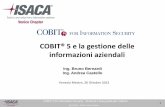 COBIT® 5 e la gestione delle informazioni aziendali 5 Enablers for Implementing Information Security in Practice ... Mapping 4 pagine 27 pagine 7 pagine ... COBIT 5 ISO 20000 (ITIL)