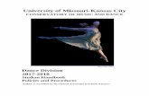 University of Missouri-Kansas Cityconservatory.umkc.edu/docs/UMKC.DANCE.DIVISION.Handbook.2017… · University of Missouri-Kansas City CONSERVATORY OF MUSIC AND DANCE photo: James