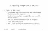 Assembly Sequence Analysis - MIT OpenCourseWare | … · Assembly Sequence Analysis ... • Assembly sequence analysis applied to line balancing (Prenting and Battaglin, ... Non-Assembly