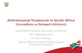 Antiretroviral Treatment in South Africa - SAMA Treatment in South Africa ... –PHC attendees ... Africa: Estimated Cost and Cost-Effectiveness 2011-2050