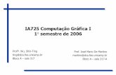 IA725 Computação Gráfica I 1 semestre de 2006 · 2006-06-28 · onde é o número de vértices do polígono 1 mod 1 ( 1)mod 1 mod 1 ( 1)mod ... X Y Z l. IA725 Computação Gráfica