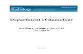 Department of Radiology - Radiology | Medical Imaging of Radiology_Ancillary...Department of Radiology Research Services Handbook Version 10/2013 Welcome to the Department of Radiology's