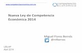 Nueva Ley de Competencia Económica 2014 - kiobit.netkiobit.net/competenciae/docs/2014_presentacion_UDLAP.pdf · Sólo el amparo indirecto procede contra resoluciones de nuevas ...