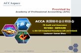 ACCA 英国特许会计师协会 Points/F8_Key_Points... · 2016-06-13 · ISA 315 (UK and Ireland) Identifying and Assessing the Risks of Material Misstatements Though Understanding