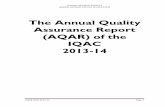 The Annual Quality Assurance Report (AQAR) of the …hjce.in/wp-content/uploads/2017/02/AQAR-2013-14.pdf · 2017-02-27 · The Annual Quality Assurance Report (AQAR) of the ... Affiliated